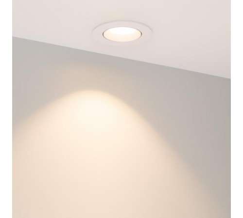 Светильник MS-ATOLL-BUILT-TURN-R94-10W Warm3000 (WH, 60 deg, 230V) (Arlight, IP54 Металл, 5 лет)  044603  Arlight  