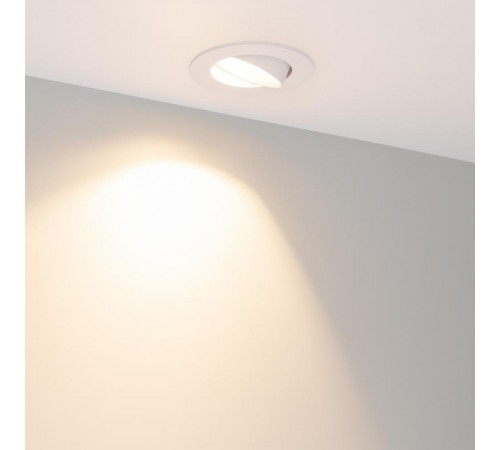 Светильник MS-ATOLL-BUILT-TURN-R94-10W Warm3000 (WH, 60 deg, 230V) (Arlight, IP54 Металл, 5 лет)  044603  Arlight  