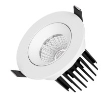 Светильник MS-ATOLL-BUILT-TURN-R94-10W Warm3000 (WH, 60 deg, 230V) (Arlight, IP54 Металл, 5 лет)  044603  Arlight  