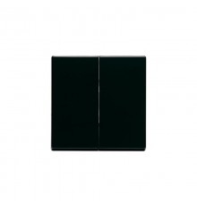 Клавиша для 2-клавишных выключателей/переключателей/кнопок, глухая, Impressivo, антрацит  1785-81   2TKA000521G1  ABB