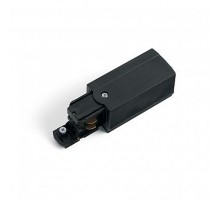 Токоподвод левый для шинопровода трехфазного осветительного PRO-0431,черный ,91242  41072  FERON