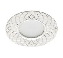 Светильник точечный встраиваемый под лампу GS-M388W MR16 50W G5.3 белый  28888  FERON