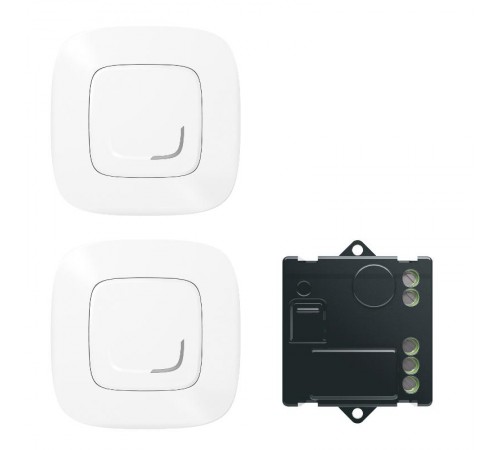 Пакет для управления освещением с 2-х мест Valena Allure (микромодуль реле 300Вт 240В+2 Умн. беспроводн. 1-кл. выкл.) бел. Netatmo  752550  Legrand
