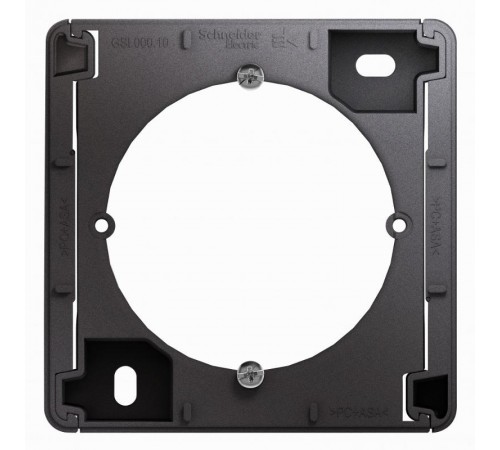 Glossa Графит Коробка для наружного монтажа  GSL001300  SE