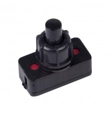 Выключатель-кнопка 250V 1А (2с) ON-OFF черный (для настольной лампы)  36-3011  REXANT