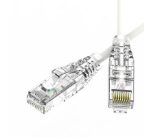 Патч-корд неэкранированный SLIM CAT6 U/UTP 4х2, 28 AWG, LSZH, белый, 2м  RN6UU4520WH-28  DKC