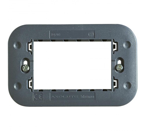 Axolute Суппорт для рамки на 3 модуля, фиксация на винтах  H4703  Legrand