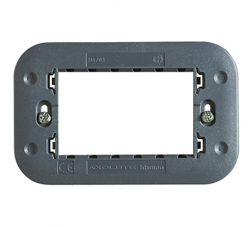 Axolute Суппорт для рамки на 3 модуля, фиксация на винтах  H4703  Legrand