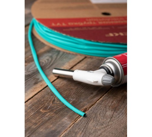 Термоусаживаемая трубка ТУТ нг 6/3 зелёная EKF PROxima  tut-6-j  EKF