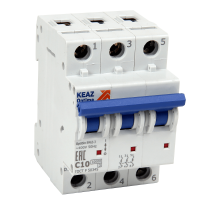 Выключатель автоматический модульный OptiDin BM63-3D13-10-УХЛ3  262779  КЭАЗ