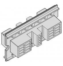 Держатель шины медной L=100мм (24шт)1STQ007428A0000  ABB