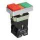 Кнопка управления LAY5-BW8465 "I-O" сдвоенная с подсветкой   BBD40-BW-K51  IEK