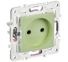 SKANDY Розетка без з/к с з/ш 10А SK-R01M мятный  SK-R13-10-K06  IEK