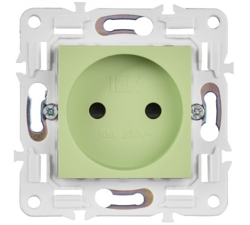 SKANDY Розетка без з/к с з/ш 10А SK-R01M мятный  SK-R13-10-K06  IEK