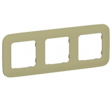 FLITE Artistic Рамка 3-ая РУ-3-А-ФлО оливковый  FI-M32-31-20-K26  IEK