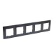 Etika Антрацит Рамка 5-ая  672585  Legrand