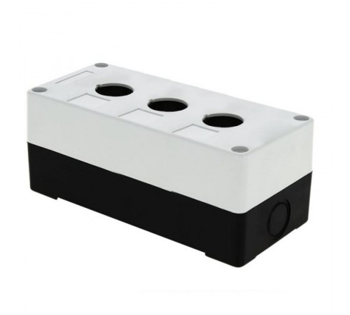 Корпус КП103 пластиковый 3 кнопки белый EKF PROxima  cpb-103-w  EKF