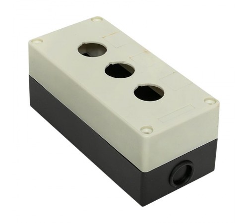 Корпус КП103 пластиковый 3 кнопки белый EKF PROxima  cpb-103-w  EKF
