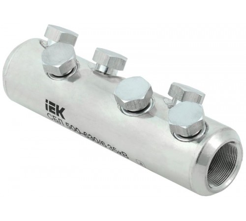 Соединитель болтовой луженый СБЛ 500-630/6 35кВ  UCB11-500-630-06-35  IEK