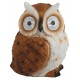 Cветильник садовый декоративный Филин рыжий на солнечной батарее ERAFYS01-11 полистоун, 13 см  Б0044843  ЭРА