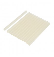 Клеевые стержни d=7,4 мм, L=100 мм, прозрачные, светящиеся (упак. 12 шт.) (блистер)  09-1060  REXANT