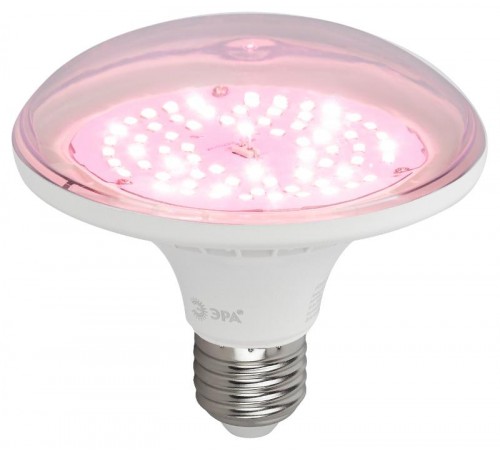 Фитолампа для растений светодиодная FITO-18W-Ra90-E27 полного спектра 18 Вт Е27  Б0057710  ЭРА