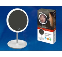 Светильник настольный TLD-590 White/LED/80Lm/6000K/Dimmer зеркало 4W акк 37V/600mAh сенсор диммер Белый  UL-00002758  Uniel