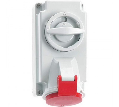 Розетка настенная с блокировкой 16А 3р 6h 250v IP44 1620 I 1620-Bals I Bals