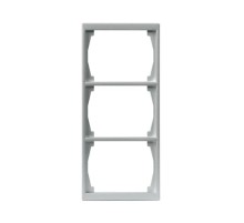 Рамка 3-постовая, 100мм серия Impressivo, алюминий  1723F100-83   2TKA000367G1  ABB