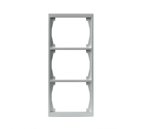 Рамка 3-постовая, 100мм серия Impressivo, алюминий  1723F100-83   2TKA000367G1  ABB