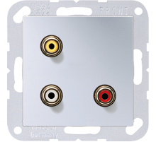 2x Cinch Audio (RCA) / Composite Video MAA1031AL Jung