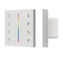 Панель Sens SMART-P22-RGBW White (12-24V, 4x3A, 2.4G)  025168  Arlight