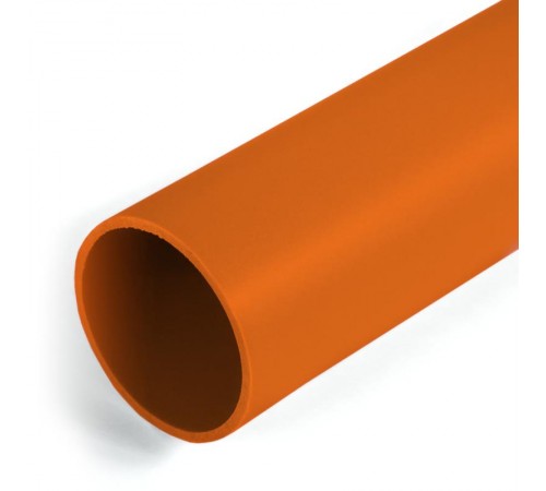 Труба жесткая ПВХ 3-х метровая легкая оранжевая d20 мм (150м/уп)  PR03.0276  Промрукав