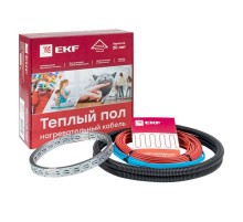 Теплый пол (нагревательный кабель) 375Вт 27 м 2,5 м2  nk-375  EKF