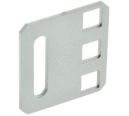 ITK Переходник с 21" на 19" 1U серый  AD35-01U-R  ITK