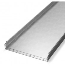 Лоток неперфорированный Стандарт INOX (AISI 304) 500х80х3000 (1,0 мм) (3 м/уп)  PR16.2324  Промрукав