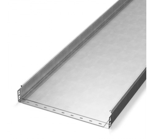 Лоток неперфорированный Стандарт INOX (AISI 304) 500х80х3000 (1,0 мм) (3 м/уп)  PR16.2324  Промрукав