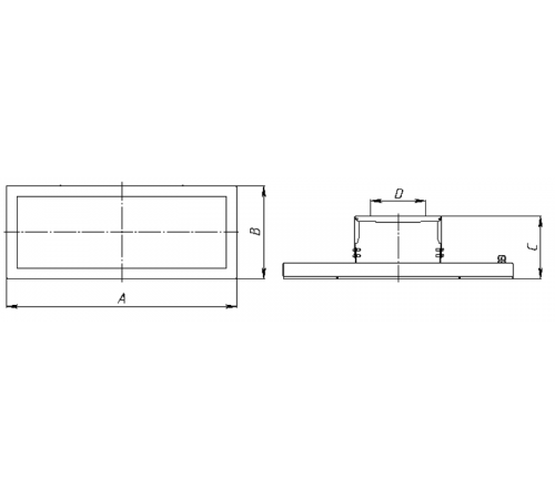 Светильник светодиодный INOX LED 60 (GL/SS) 5000K  1079000450  Световые Технологии