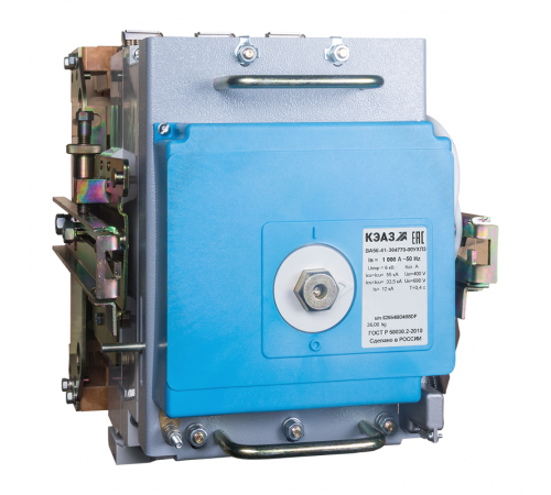 Выключатель автоматический ВА56-41-304770-1000А-690AC-НР230AC/220DC-ПЭ230AC-УХЛ3 293739  КЭАЗ