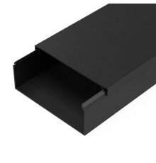 Кабель-канал черный 2-й замок в п/э 100х40 мм (8 м/уп) Промрукав  PR03.0221  Промрукав