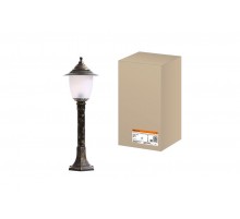 Светильник садово-парковый Прага Эл-11-73-075Б 60 Вт Е27 напольный на стойке h-0.75 м бронза  SQ0330-0514  TDM
