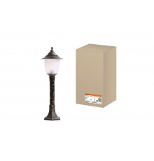 Светильник садово-парковый Прага Эл-11-73-075Б 60 Вт Е27 напольный на стойке h-0.75 м бронза  SQ0330-0514  TDM
