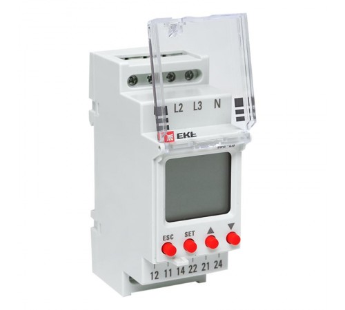 Реле контроля фаз с LCD дисплеем (с нейтралью) RKF-2S EKF PROxima  rkf-2s  EKF