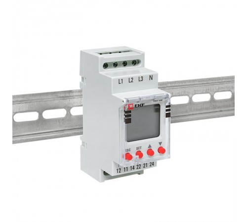 Реле контроля фаз с LCD дисплеем (с нейтралью) RKF-2S EKF PROxima  rkf-2s  EKF