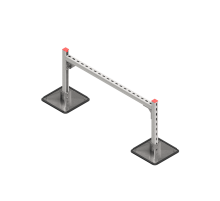 Опорная конструкция для гор. прямоуг. воздуховодов  TECHNORAPTOR STEELFOOT 1000х500 HD  KM-TR-STF-SSHRAD-1000-500 HD  КМ - профиль