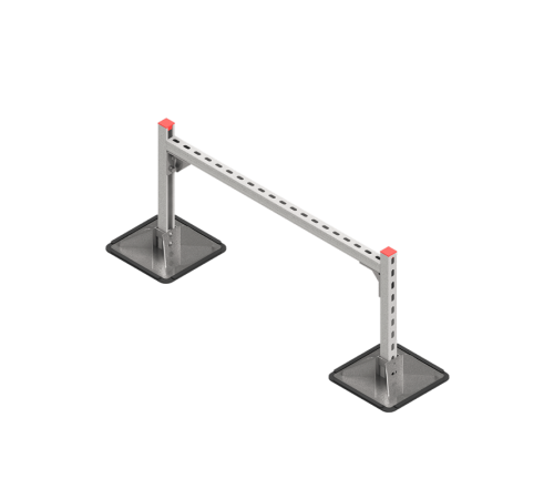Опорная конструкция для гор. прямоуг. воздуховодов  TECHNORAPTOR STEELFOOT 1000х500 HD  KM-TR-STF-SSHRAD-1000-500 HD  КМ - профиль