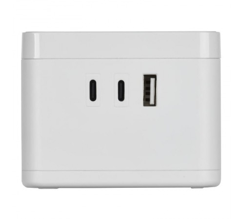 DOMINIC Удлинитель Qi10Вт У02К 1,3м 3х1мм2 USB A+C бел  DN-YP31-16-02-01-ZKU-K01  IEK