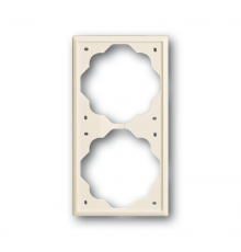 Рамка 2-постовая, серия impuls, цвет слоновая кость  1754-0-4313   2CKA001754A4313  ABB