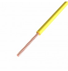 Провод ПГВА REXANT 1х0.75 мм, Cu, желтый, бухта 200 м 01-6502-1  REXANT