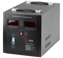 Стабилизатор напряжения СНПТ-8000-Ц   переносной, ц.д., 140-260В/220/В, 8000ВА (24) Б0020163  ЭРА
